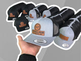 Mesh Back Leather Patch Hats